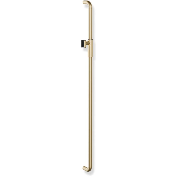Hewi støttegreb/brusestang, 110 cm, børstet messing