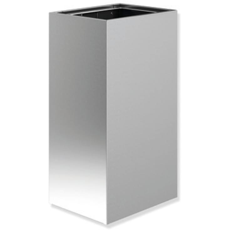 Hewi System 900 toiletspand, 60 liter, børstet rustfrit stål