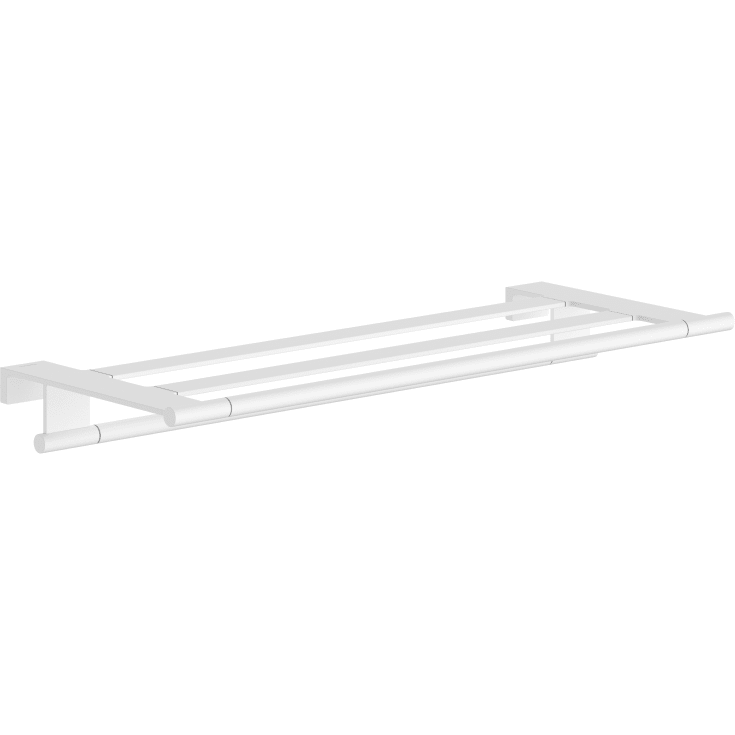 Hansgrohe AddStoris hylde, 66,1x26,2 cm, mat hvid