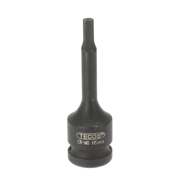 Tecos krafttop 1/2", 75 mm, Hex 5 mm