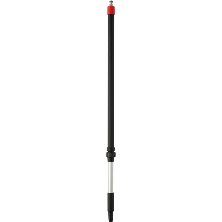 Vikan teleskopskaft i aluminium med vannutløp, svart, 100–160 cm, Ø32 mm