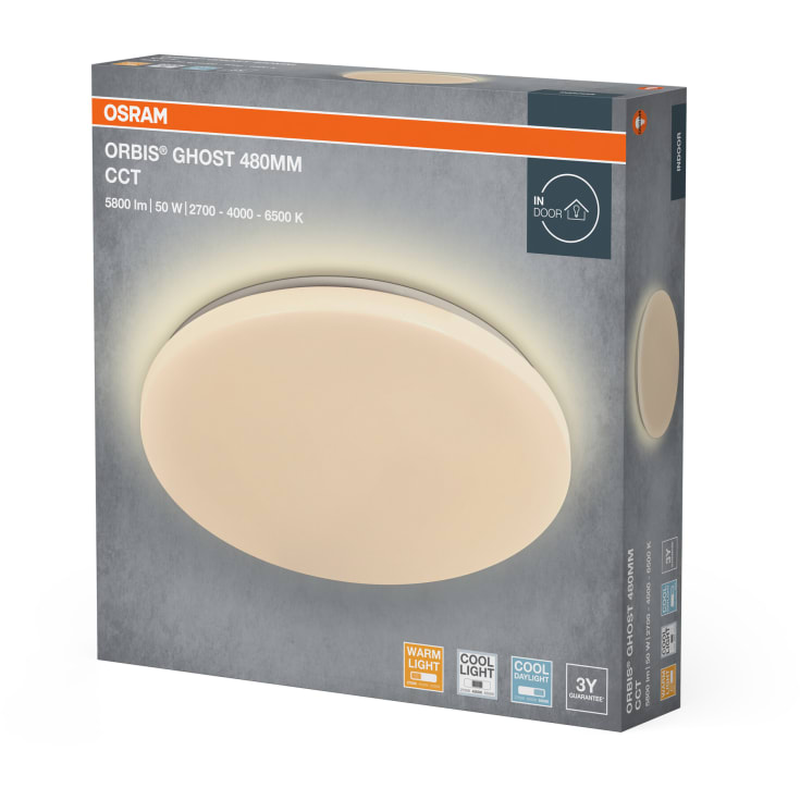 Osram Orbis Ghost taklampa, Ø49 cm