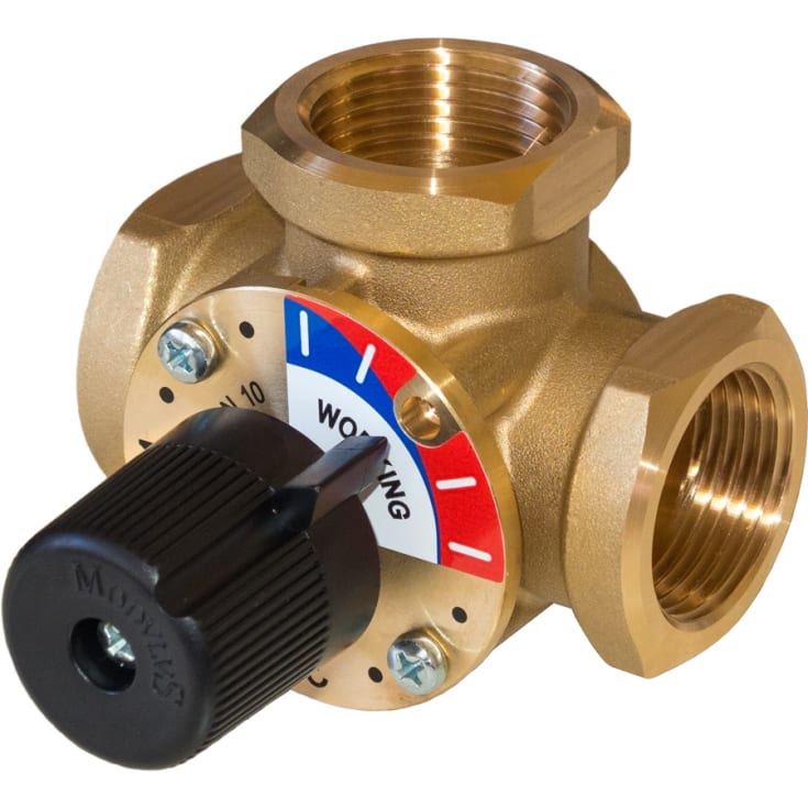 3-vejs shuntventil, 3/4" Muf, KVS=6,3, Max.: 10 bar / 110 C