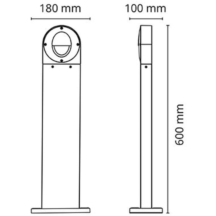 SG Callisto Havelampe LED 4W/830, Grafit