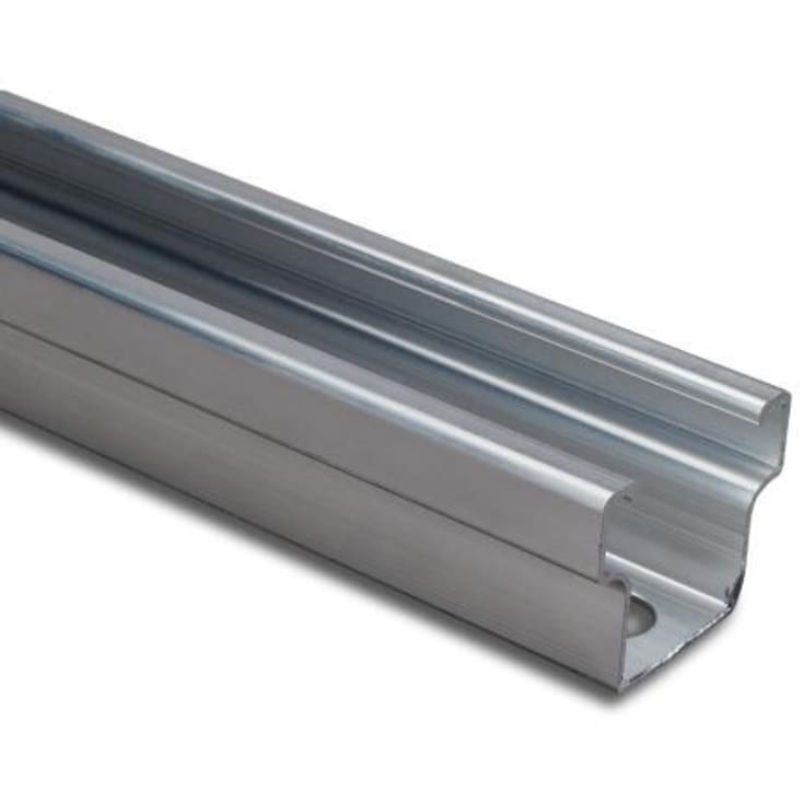 70 stk Montageskinne C-skinne 38-1,65, 5,90M, alu (53x38 mm)