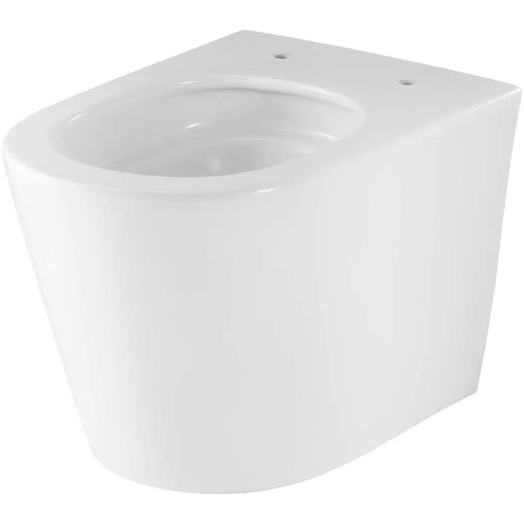 Pressalit Trend Style D2 væghængt toilet, uden skyllekant, hvid/mat hvid