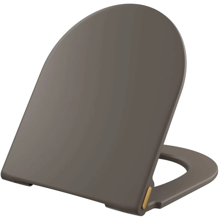 Pressalit Trend Style D2 væghængt toilet, uden skyllekant, hvid/mat beige