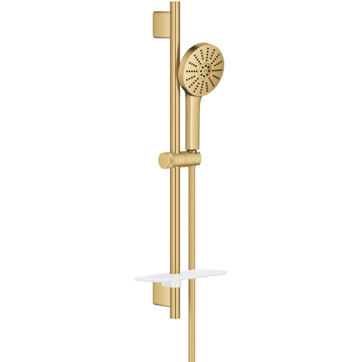 Grohe Vitalio Joy+ duschset, vattenbesparande, borstad mässing