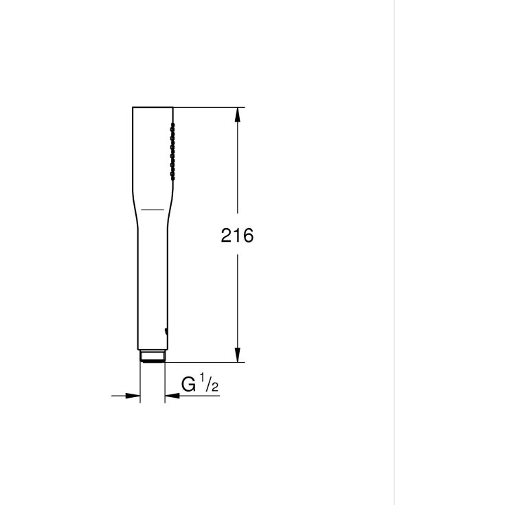 Grohe Euphoria Cosmopolitan håndbruser, mat sort
