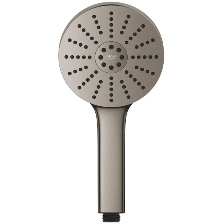 Grohe Vitalio Joy+ 120 håndbruser, vandbesparende, børstet sort krom