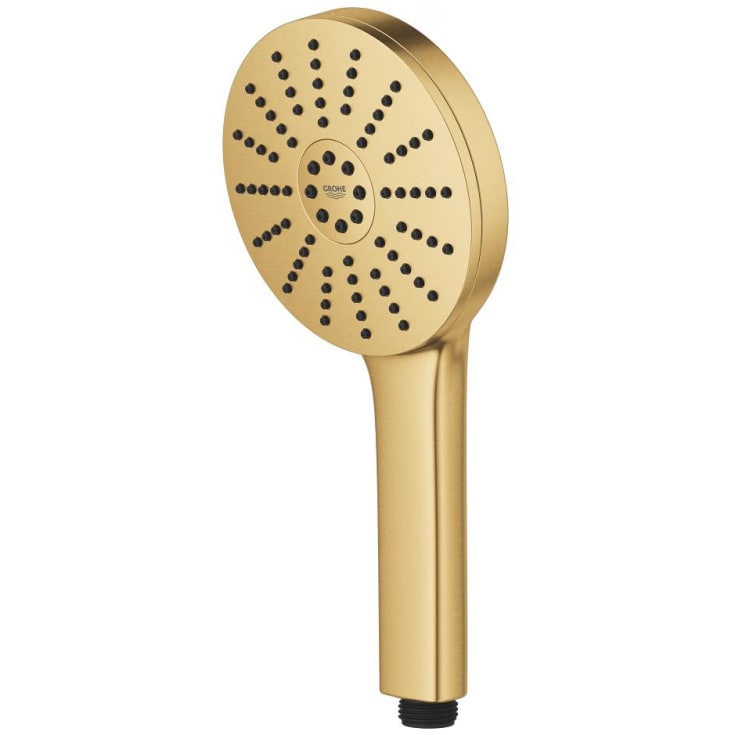 Grohe Vitalio Joy+ 120 håndbruser, vandbesparende, børstet messing
