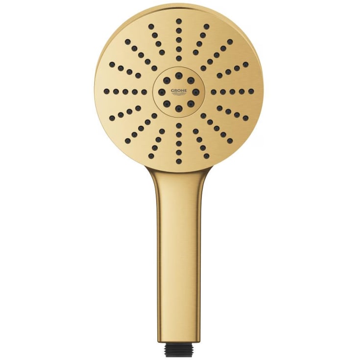 Grohe Vitalio Joy+ 120 håndbruser, vandbesparende, børstet messing