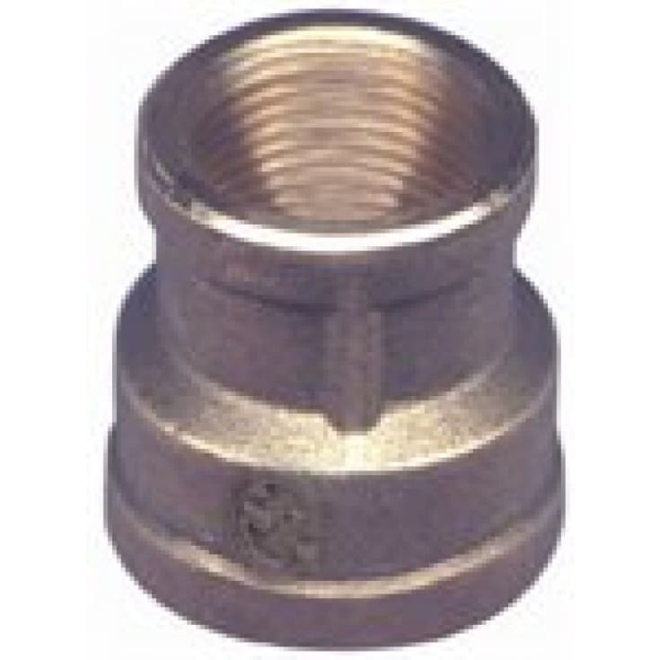 Messing reduktionsmuffe, 1 x 1/2"
