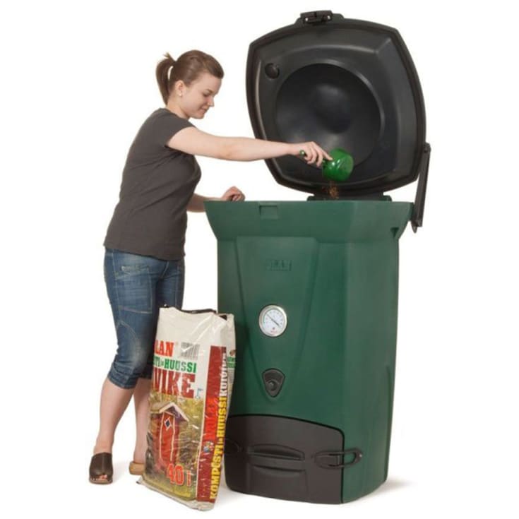 Biolan 220eco kompostbinge, isolert, termostat, 220 liter, grønn