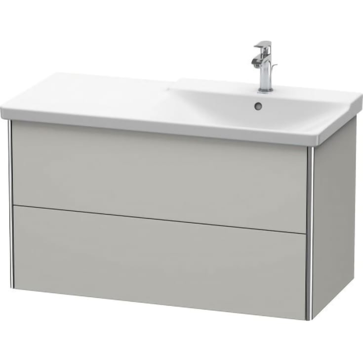 Duravit P3 Comforts møbelservant, 105x49,5 cm, høyre, hvit med Wondergliss