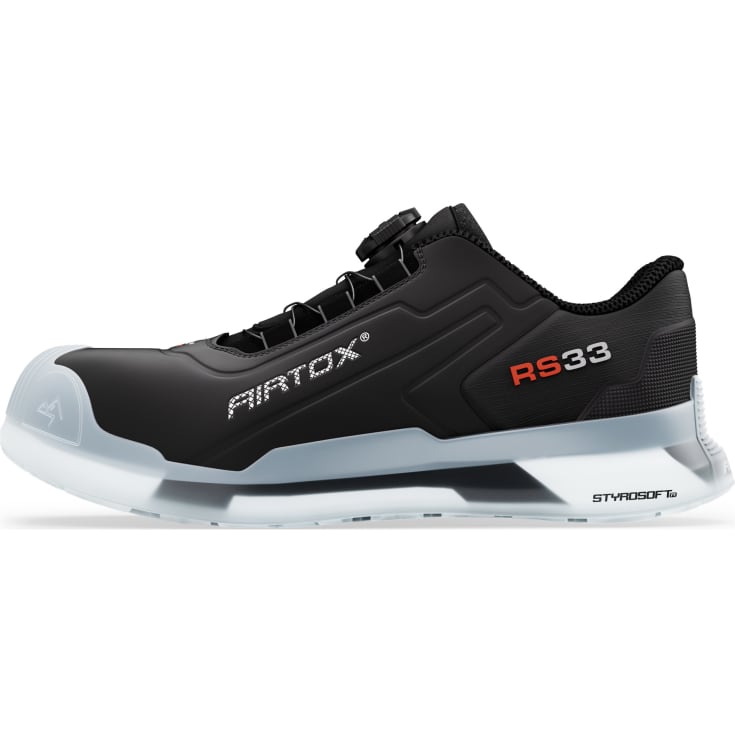 Airtox RS33 sikkerhedssko S7S, Sort/Hvid, 37