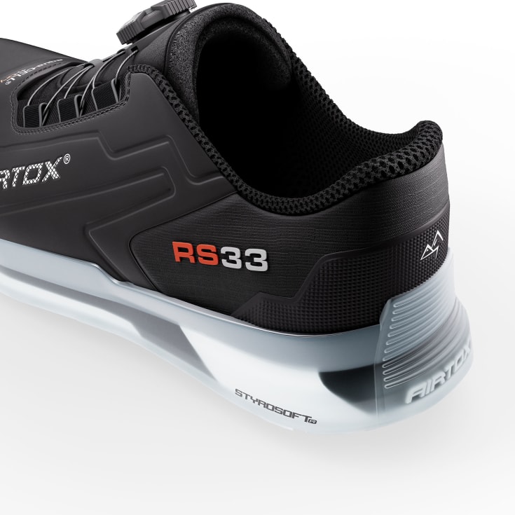 Airtox RS33 sikkerhedssko S7S, Sort/Hvid, 37