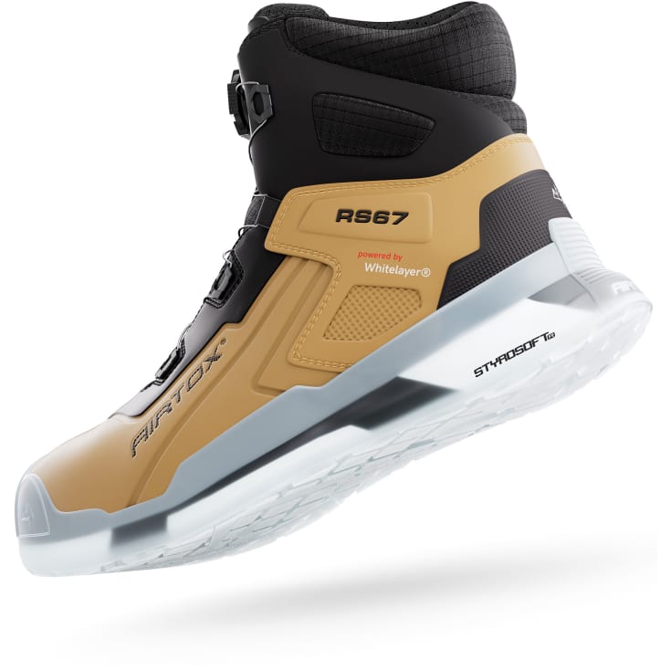 Airtox RS67 sikkerhedsstøvletter S7S, Desert haze/raven-black, 39