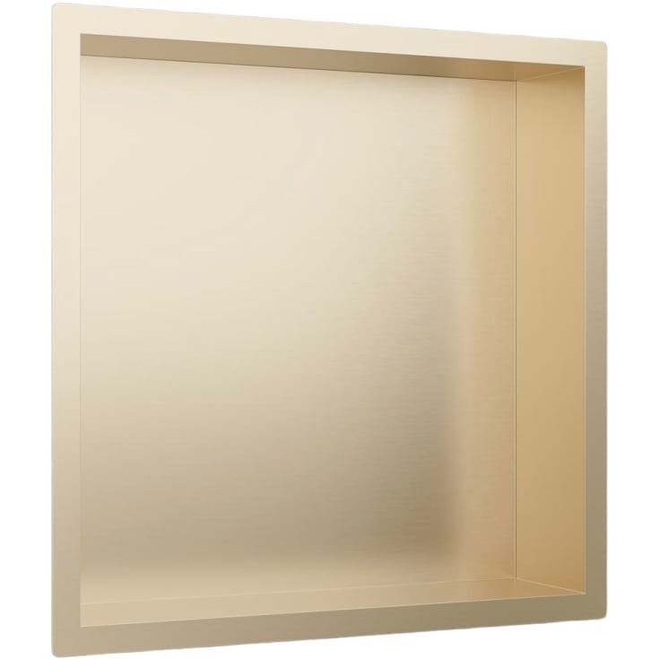 Scandtap Style brusehylde, 33x33 cm, børstet guld