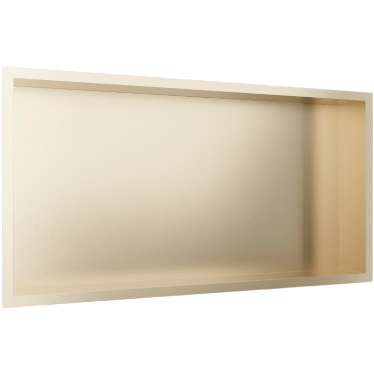 Scandtap Style dusjhylle, 63x33 cm, børstet gull