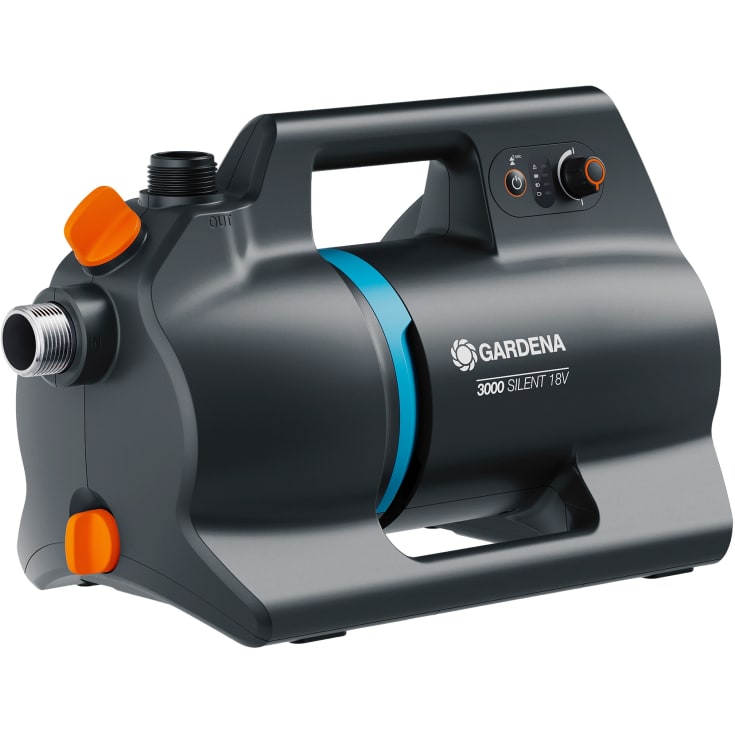 Gardena P4A hagepumpe, stillegående, uten batteri, 398x199x237 mm