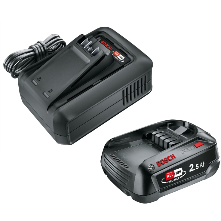 Gardena Power for All batterisett, hurtiglader, 18V/2,5Ah