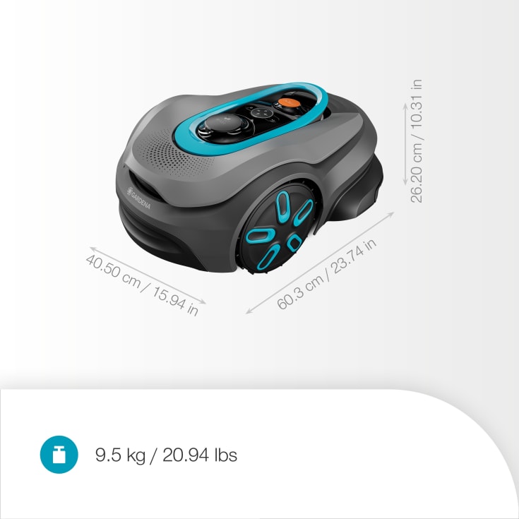 Gardena smart SILENO Sense robotgressklipper, trådløs, 600 m129