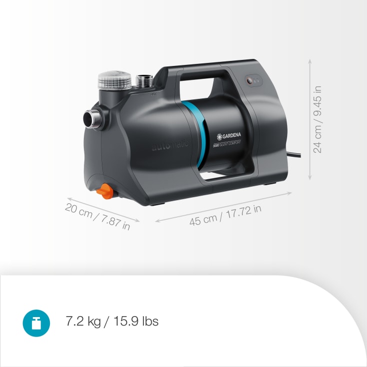 Gardena elektrisk trykpumpe, 5000 SilentComfort, 700 W