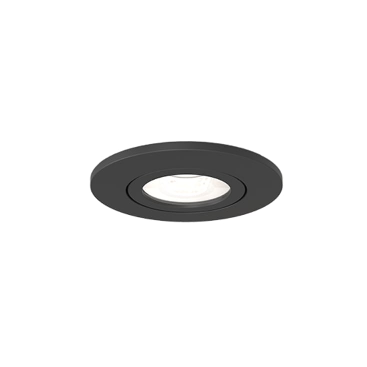 Prism Pro XM Tiltbar Downlight Front Matt Svart