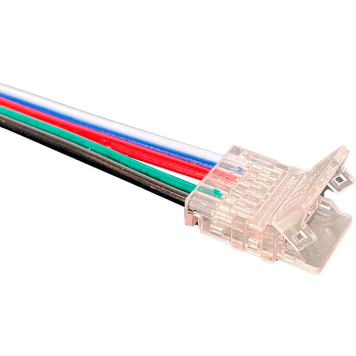 Adapter for LED strip Samler med ledning 10mm COB RGBW IP20