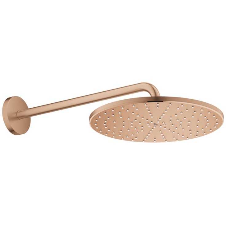Grohe Rainshower Mono brusehoved, Ø31 cm, vandbesparende, børstet kobber