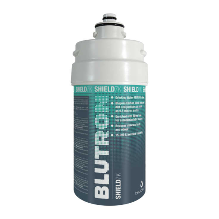 Friskvand Blutron Shield vandfilter, 0,5µm, aktiv kul, 7000 liter