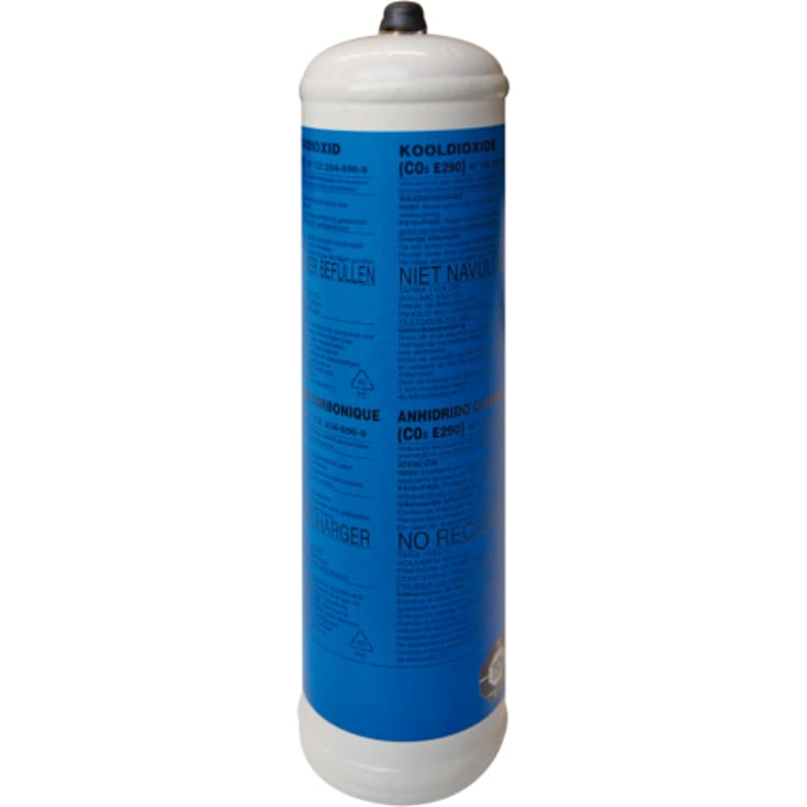 Friskvand CO2 engangsflaske Rebel, 0,6kg