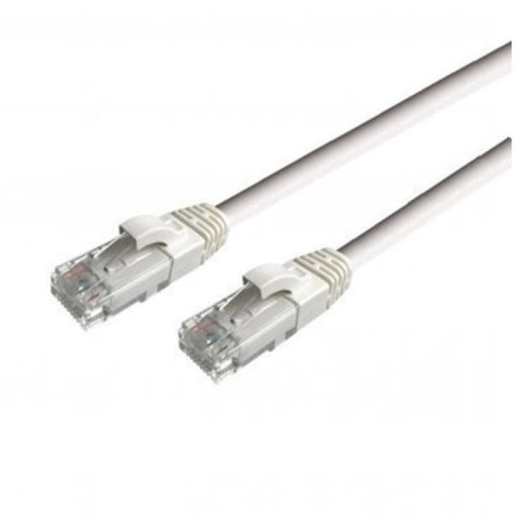Patchkabel Cat.6 UTP 10m AWG24 LSZH Cca, hvit