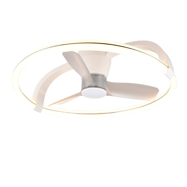 Trio Lighting Stockholm takvifte med lys, hvit