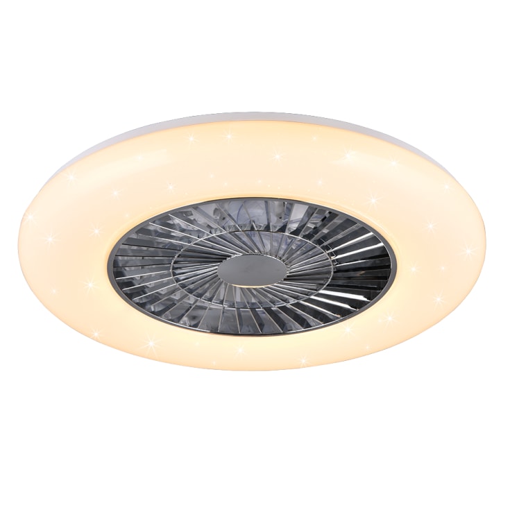 Trio Lighting Visby loftventilator med lys