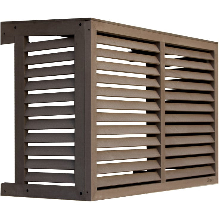 Qventi Varmepumpeskjuler, komposit 115 cm, brun