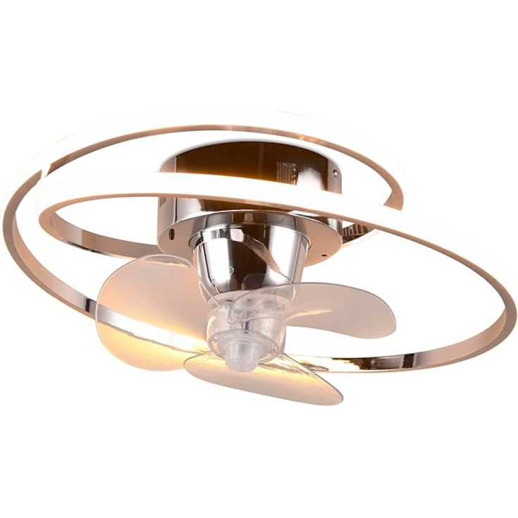 Trio Lighting Umea loftventilator med lys