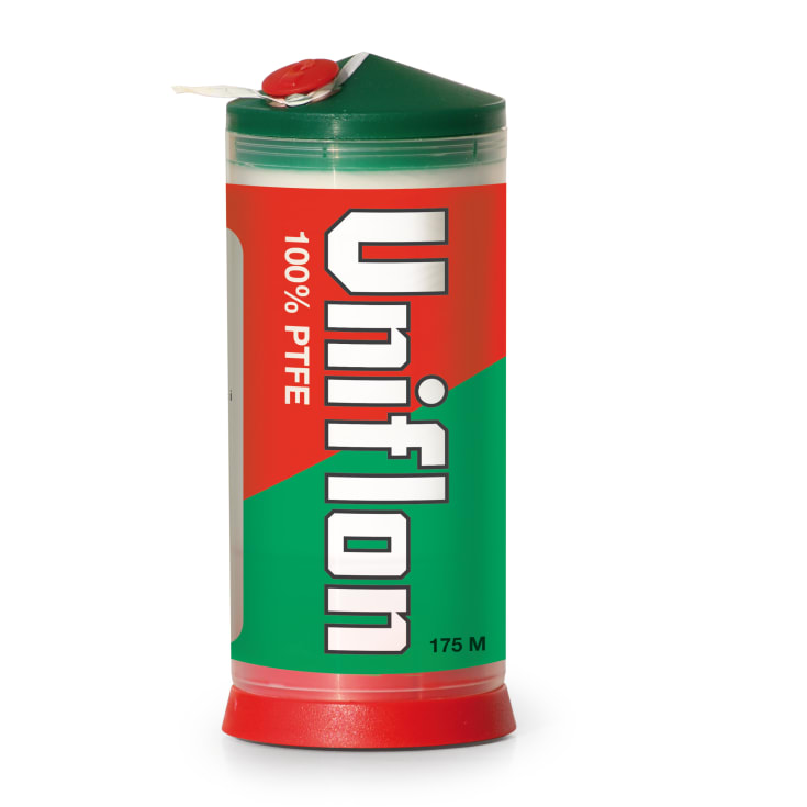 Uniflon PTFE gevindsnor, tilbagejusteres 45º