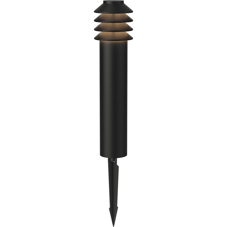 Louis Poulsen Bysted Garden pullert, 2700K, spyd, sort, høy