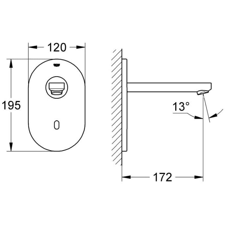 GROHE EUROSMART CE ELECTR. ÄRM