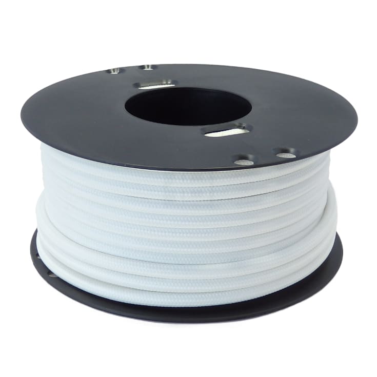 TBI stofledning, 2x0,75 mm², hvid, metervare