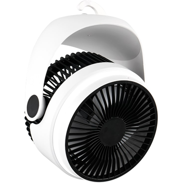 Trio Lighting Tempest bordsfläkt med belysning