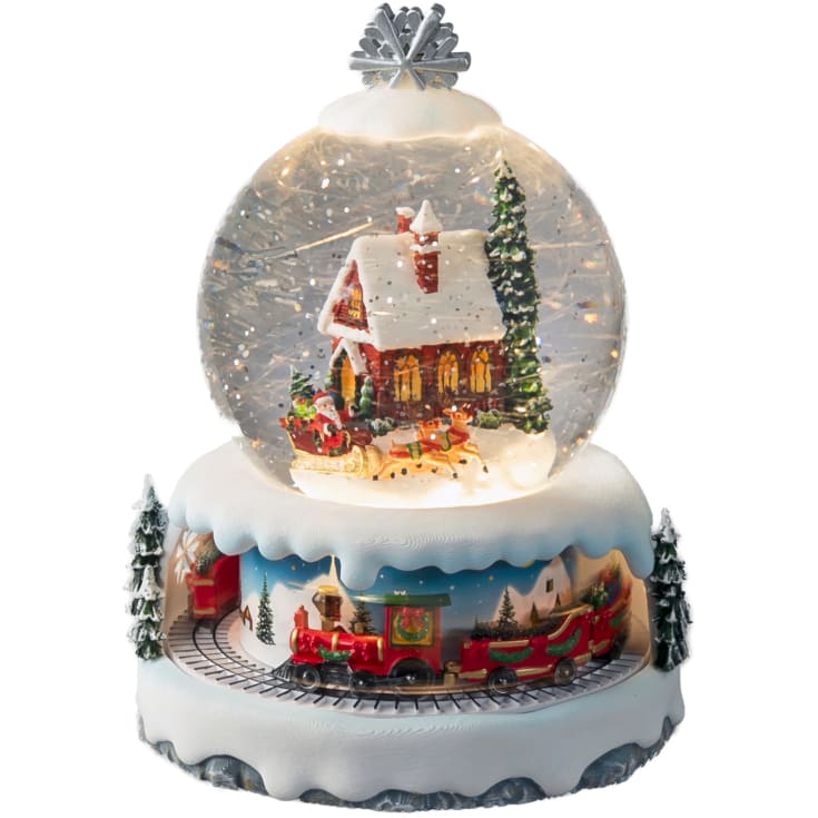 Konstsmide snöglob, jultomten & roterande tåg