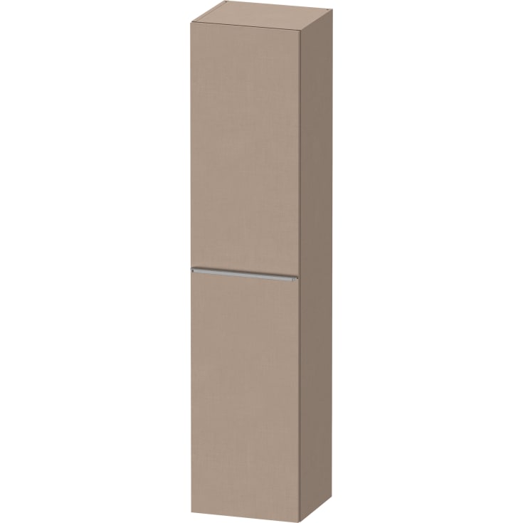 Duravit D-Neo högskåp, 40x176 cm, höger, brun/stål