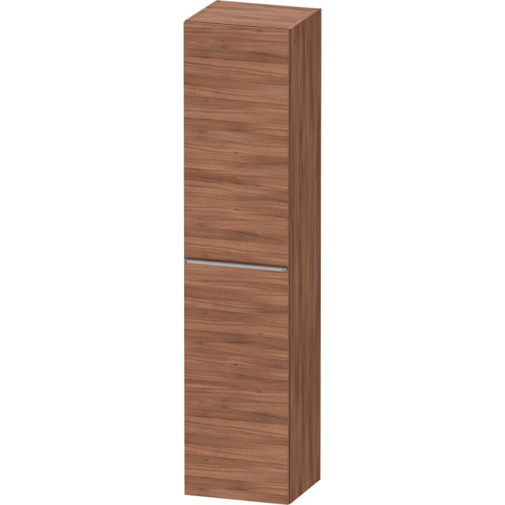 Duravit D-Neo högskåp, 40x176 cm, höger, valnöt/stål