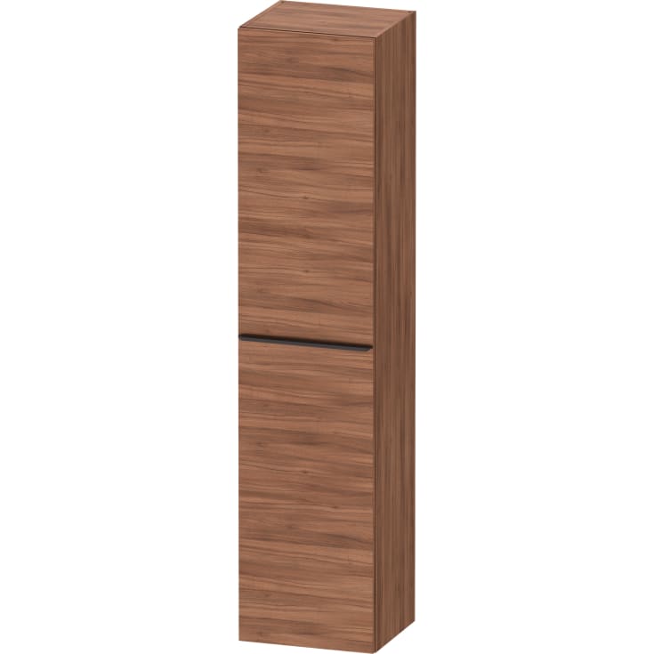 Duravit D-Neo högskåp, 40x176 cm, höger, valnöt/svart