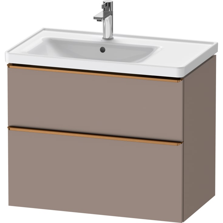 Duravit D-Neo servantskap, 78,4x45,2 cm, matt brun/bronse