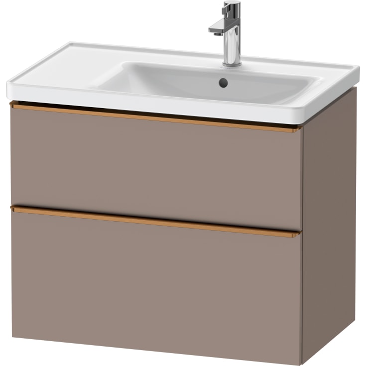 Duravit D-Neo tvättställsunderskåp, 78,4x45,2 cm, matt brun/brons