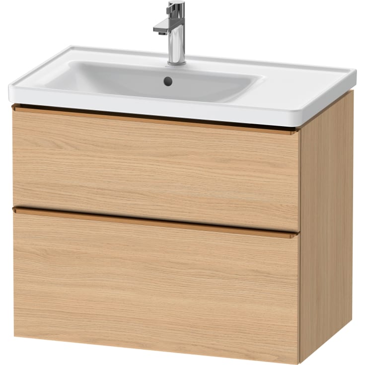 Duravit D-Neo servantskap, 78,4x45,2 cm, eik/bronse